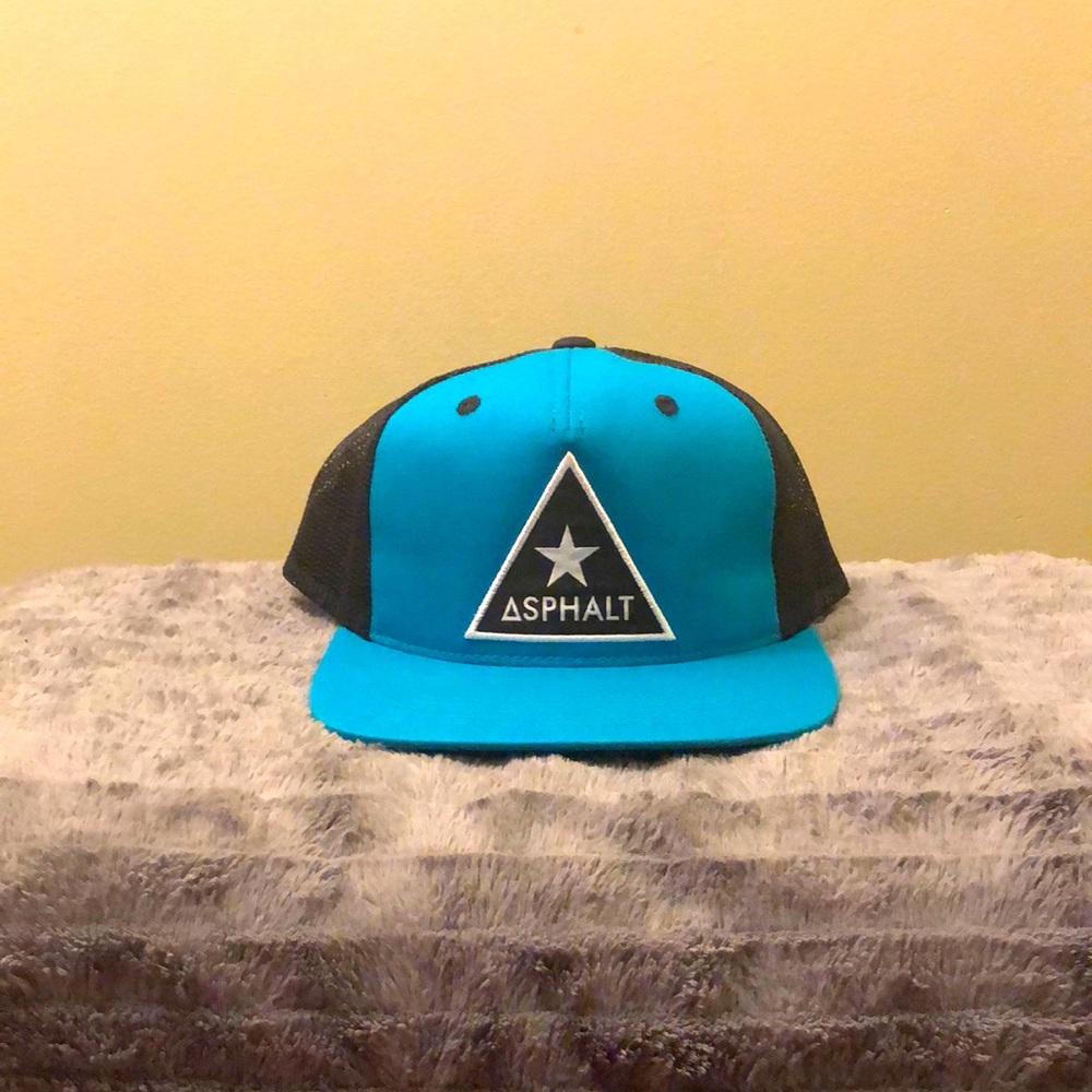 Asphalt Blue and Black SnapBack